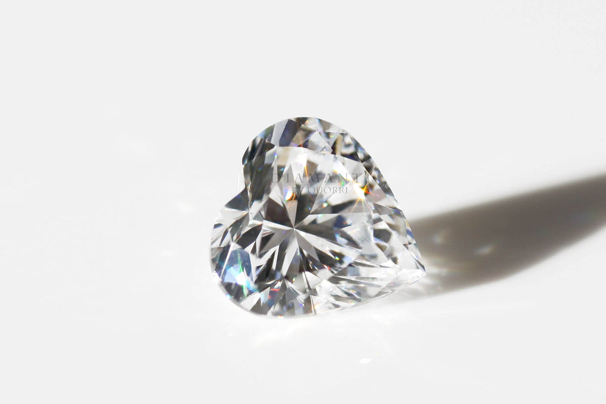 heart cut lab grown diamonds at Quorri Canada