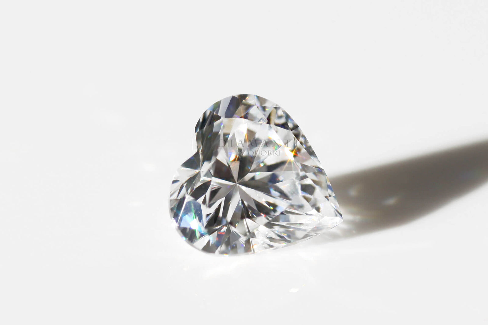 heart cut lab grown diamonds at Quorri Canada