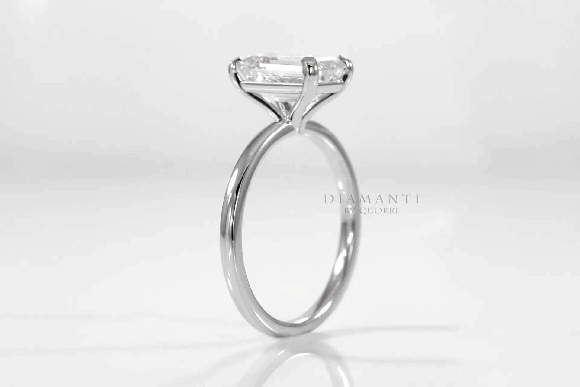 affordable petite promise 1 carat emerald engagement rings Quorri