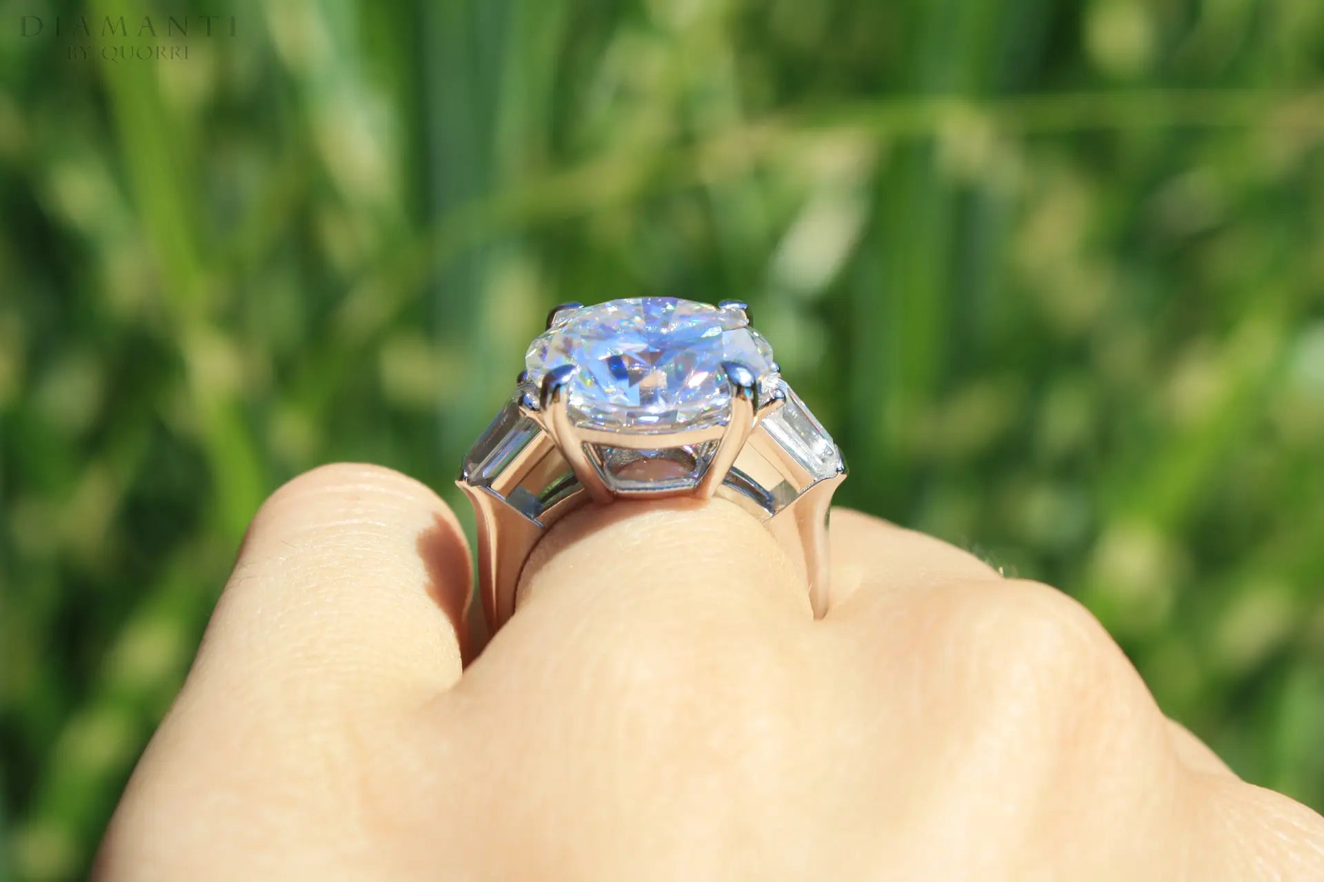 Affordable cushion 2025 cut engagement rings