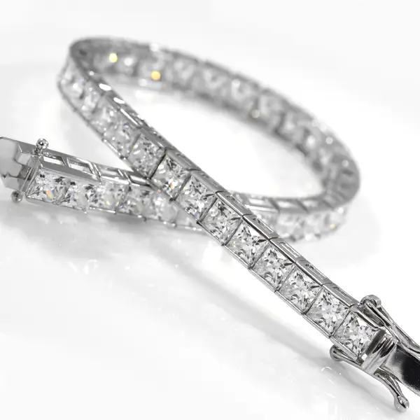 affordable 14k gold lab diamond tennis bracelets Quorri