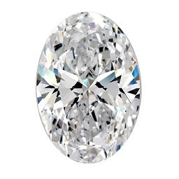 2 carat oval lab grown diamond Quorri Canada