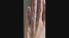 designer affordable 18k white gold accented 2 carat round lab grown diamond engagement ring Quorri