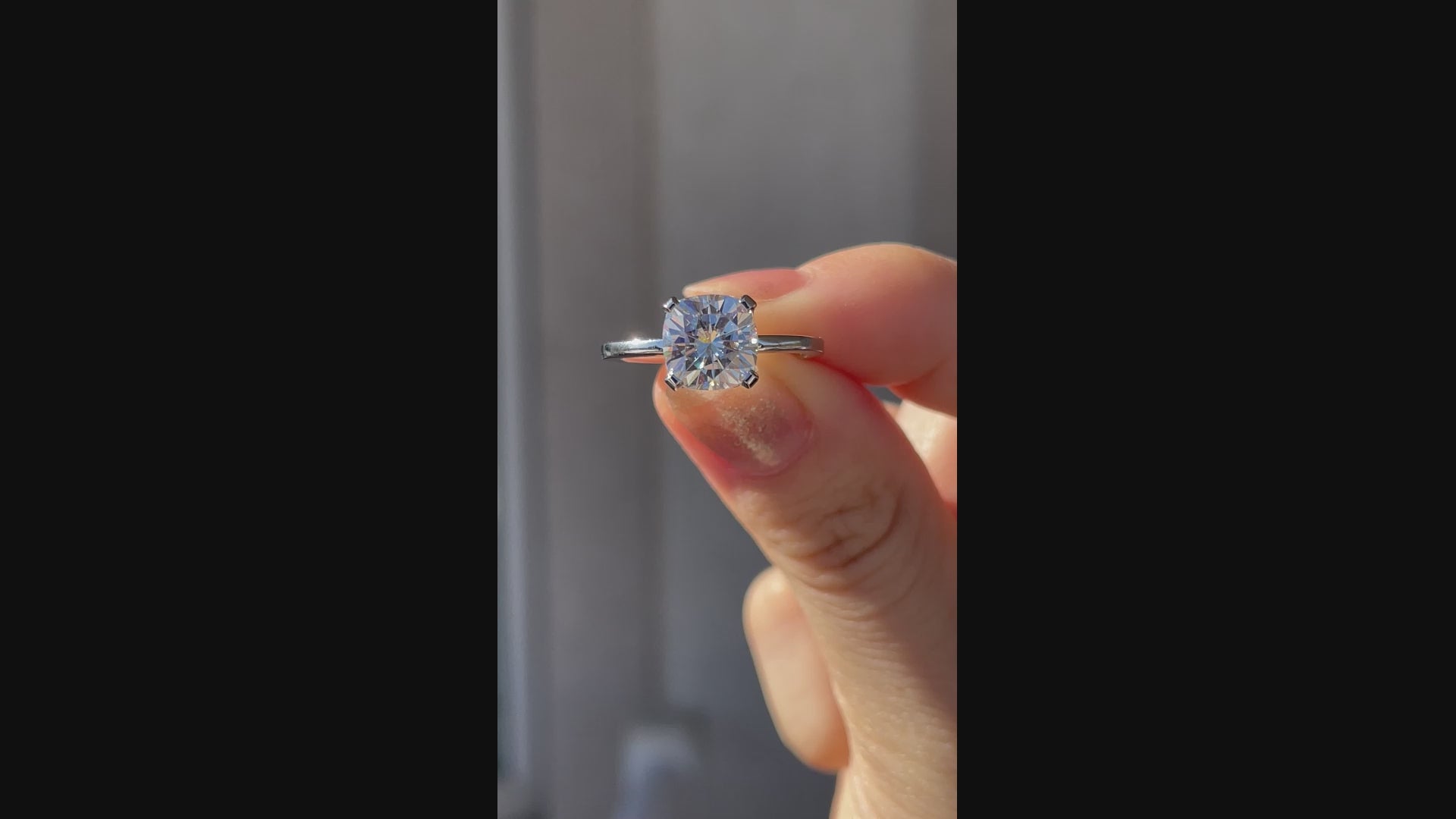 2 carat platinum designer accented basket cushion lab diamond engagement ring Quorri