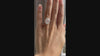 affordable designer split band 4ct oval halo lab diamond engagement ring Quorri