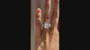 elaborate dual claw 5ct radiant halo lab diamond engagement ring