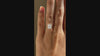 discount affordable four claw prong 18k yellow gold 2.5 carat radiant lab created diamond engagement ring Quorri Canada
