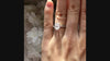 2 carat 14k white gold vintage accented oval lab diamond engagement ring Quorri