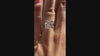 designer two-tone gold affordable under-halo 3 carat asscher lab diamond engagement ring Quorri