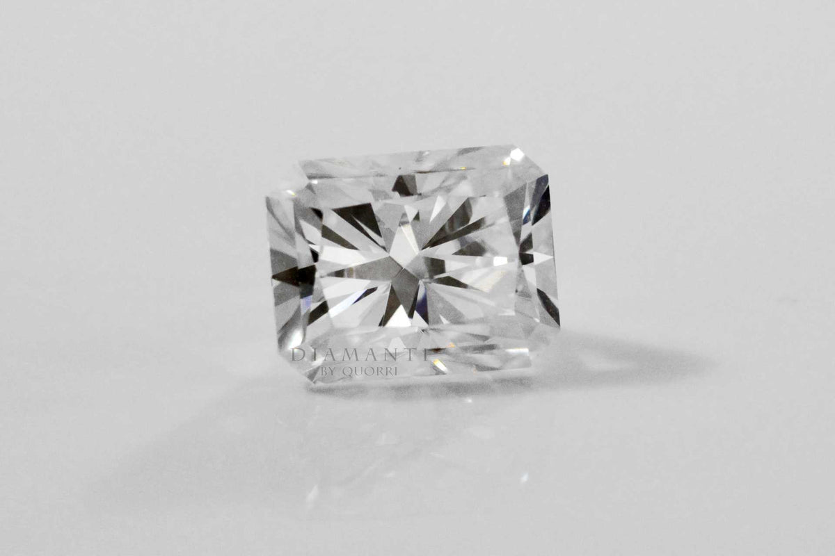 radiant cut moissanite lab diamond Canada