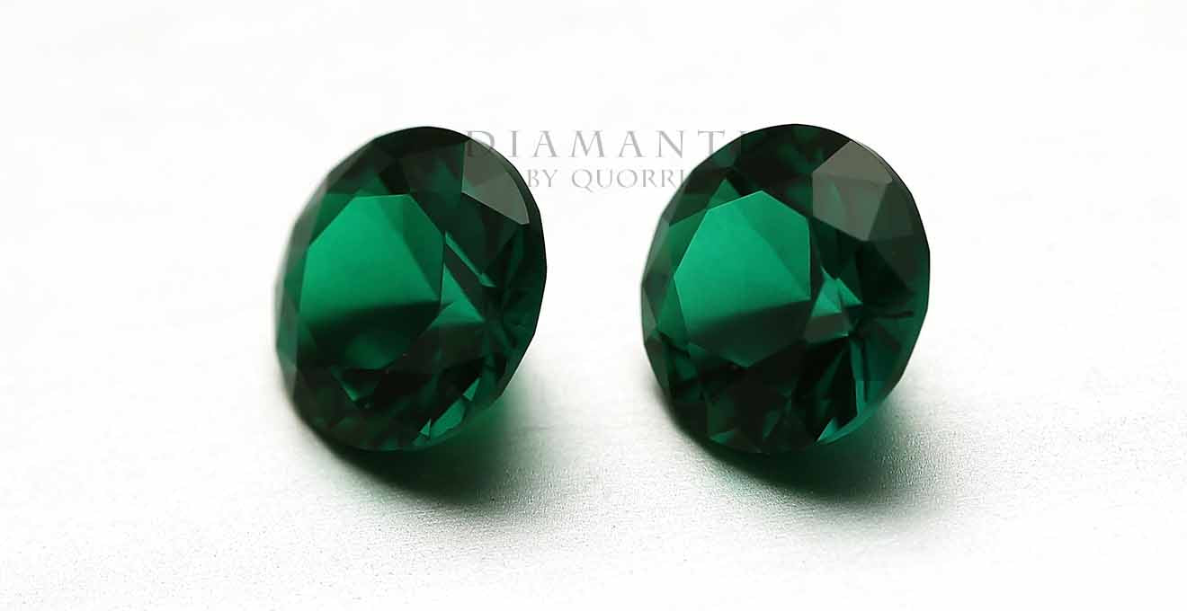 Zambian lab made  cultured emeralds made in Canada